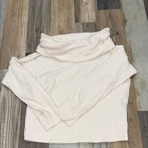 We The Free Cream Off-the-Shoulder Sweater